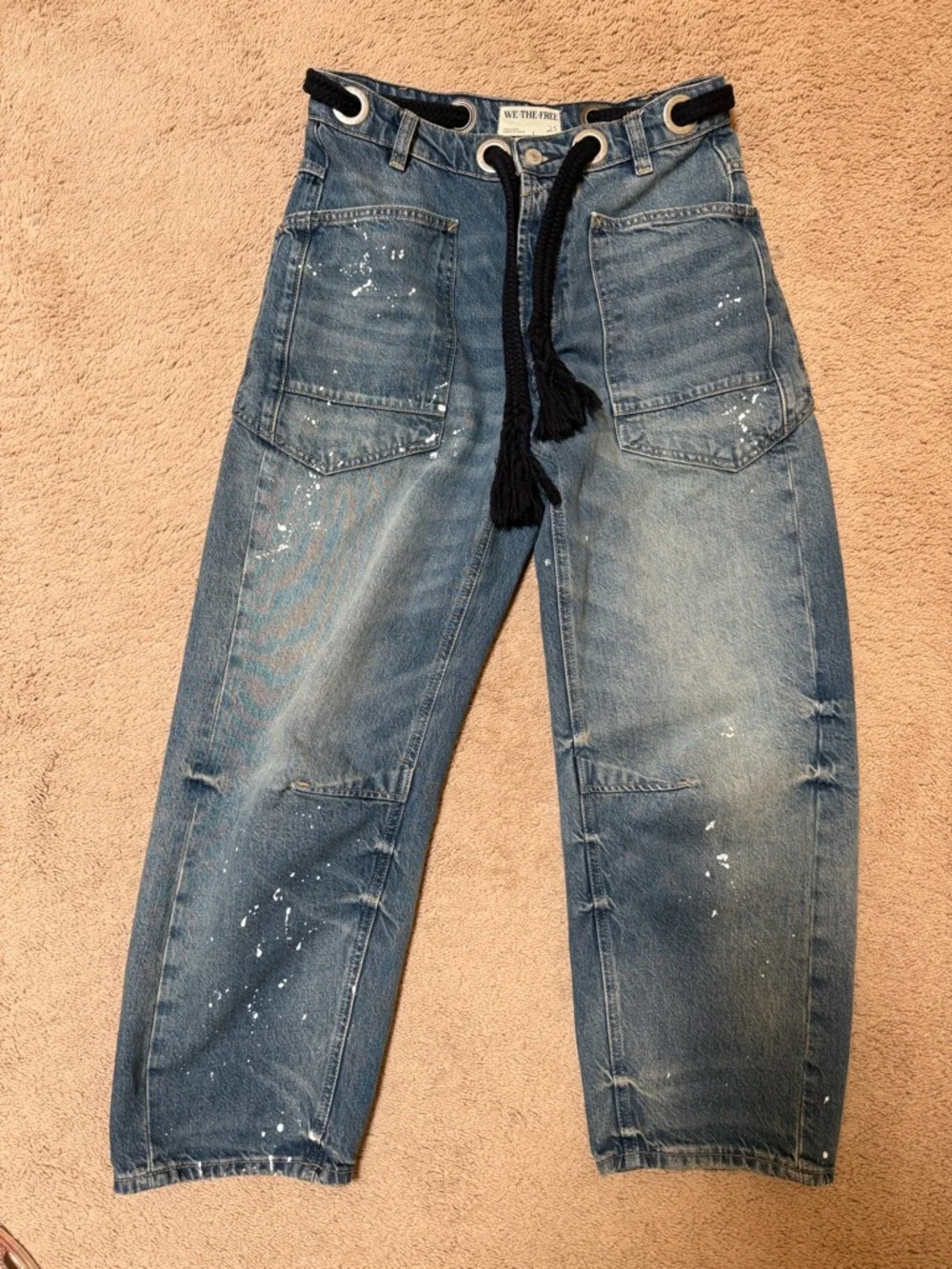 Moxie pull up barrel jeans free people - Picture 3 of 5